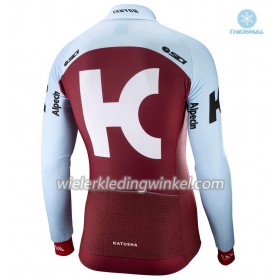 Wielershirt 2018 Team Katusha Alpecin N001 Winter Thermal Fleece